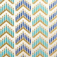 Modern Hanukkah Gift Wrap Paper — blue and gold modern hanukkah Hanukkah gift wrap