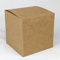 Natural Kraft Pinstripe Gift Box