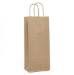 Natural kraft paper shopping bag with kraft twisted paper handles