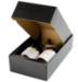 Nero Wine Bottle Box 7.2x3.5x13.4 — gift box with full-length insert dividers, matte black linen texture