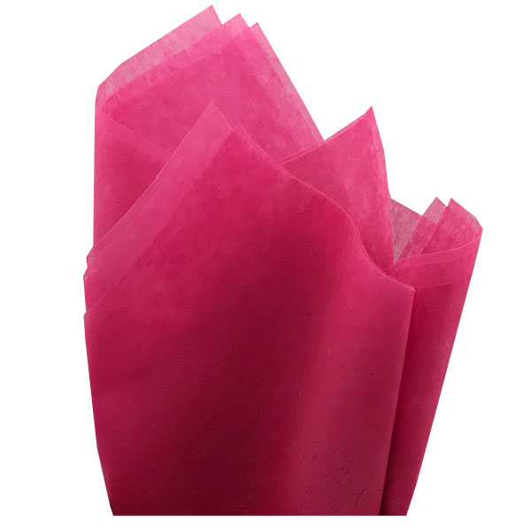 Cerise (Hot Pink) Non-Woven Tissue Paper - Wholesale Gift Tissue