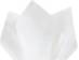 Non-woven white tissue paper — elegant fabric-textured sheets for luxury gift packaging and displays