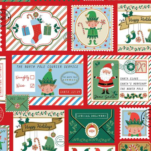 North Pole Bound Gift Wrap Paper — holiday north pole bound printed gift wrapping paper