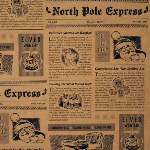 North Pole Express Gift Wrap Paper — holiday north pole express printed gift wrapping paper