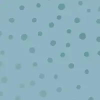 Nuna Gift Wrap Paper with hand drawn muted teal dots on dusty blue