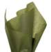 Olive Green Tissue Paper — Muted earthy olive/army green tissue paper sheet, smooth finish
