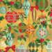 Ornamental Beauty Gold Gift Wrap Paper — holiday ornamental beauty gold printed gift wrapping paper