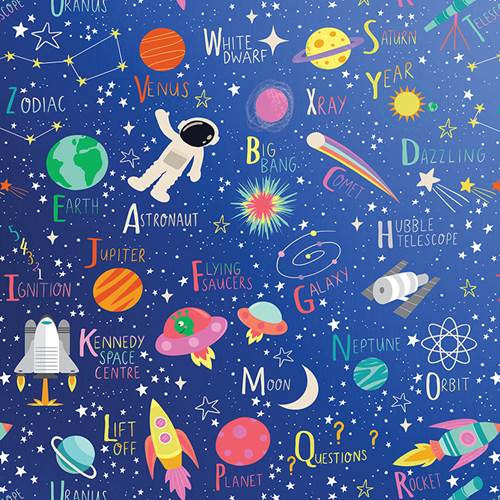 Outer Space Gift Wrap Paper