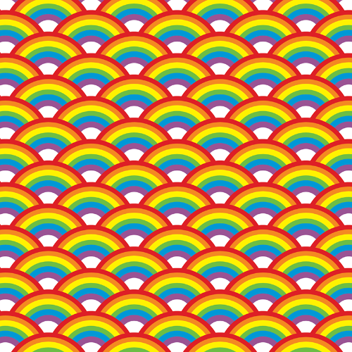 Over the Rainbow Gift Wrap Paper — colorful over the rainbow birthday party wrapping paper