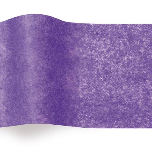 Pansy Tissue Paper — Rich medium purple, true violet tissue paper sheet, smooth finish