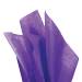Pansy Tissue Paper — Rich medium purple, true violet tissue paper sheet, smooth finish