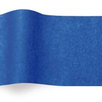 Parade Blue Tissue Paper — Deep rich royal/cobalt blue tissue paper sheet, smooth finish