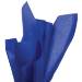Parade Blue Tissue Paper — Deep rich royal/cobalt blue tissue paper sheet, smooth finish