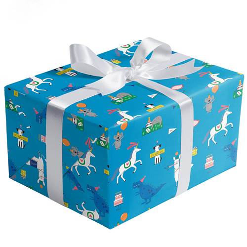 Party Animals Gift Wrap Paper