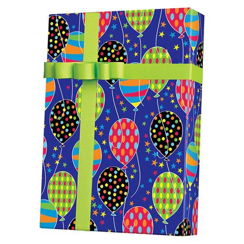 Party Balloons Gift Wrap