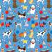 Party Dogs Gift Wrap Paper - B429