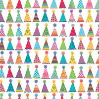 Party Hats Gift Wrap Paper