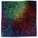Party at the Disco printed tissue paper with multicolor disco dot pattern and vibrant gradient design