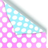 Pastel Pink and Pastel Blue Gift Wrap Paper — sweet pastel pink and pastel blue baby shower wrapping paper