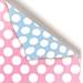 Pastel Pink and Pastel Blue Gift Wrap Paper - B985D