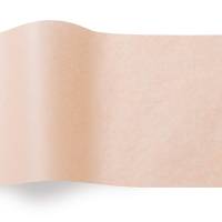 Peach Tissue Paper — Soft warm light peach tissue paper sheet, smooth finish