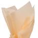 Peach Tissue Paper — Soft warm light peach tissue paper sheet, smooth finish