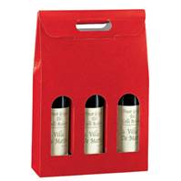 Pelle Rosso Wine Bottle Carrier (3 Bottle) Wine Packaging, Wine Bottle Carriers, Wine Bottle Packaging, Wine Bottle Boxes, Pelle Rosso Wine Bottle Boxes