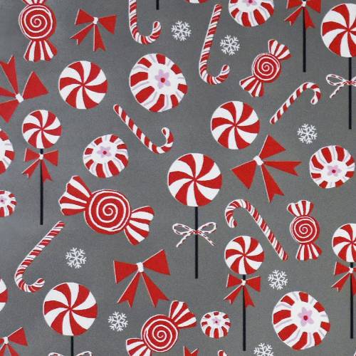 Peppermint Everywhere Gift Wrap Paper — Peppermint Everywhere Christmas gift wrap pattern