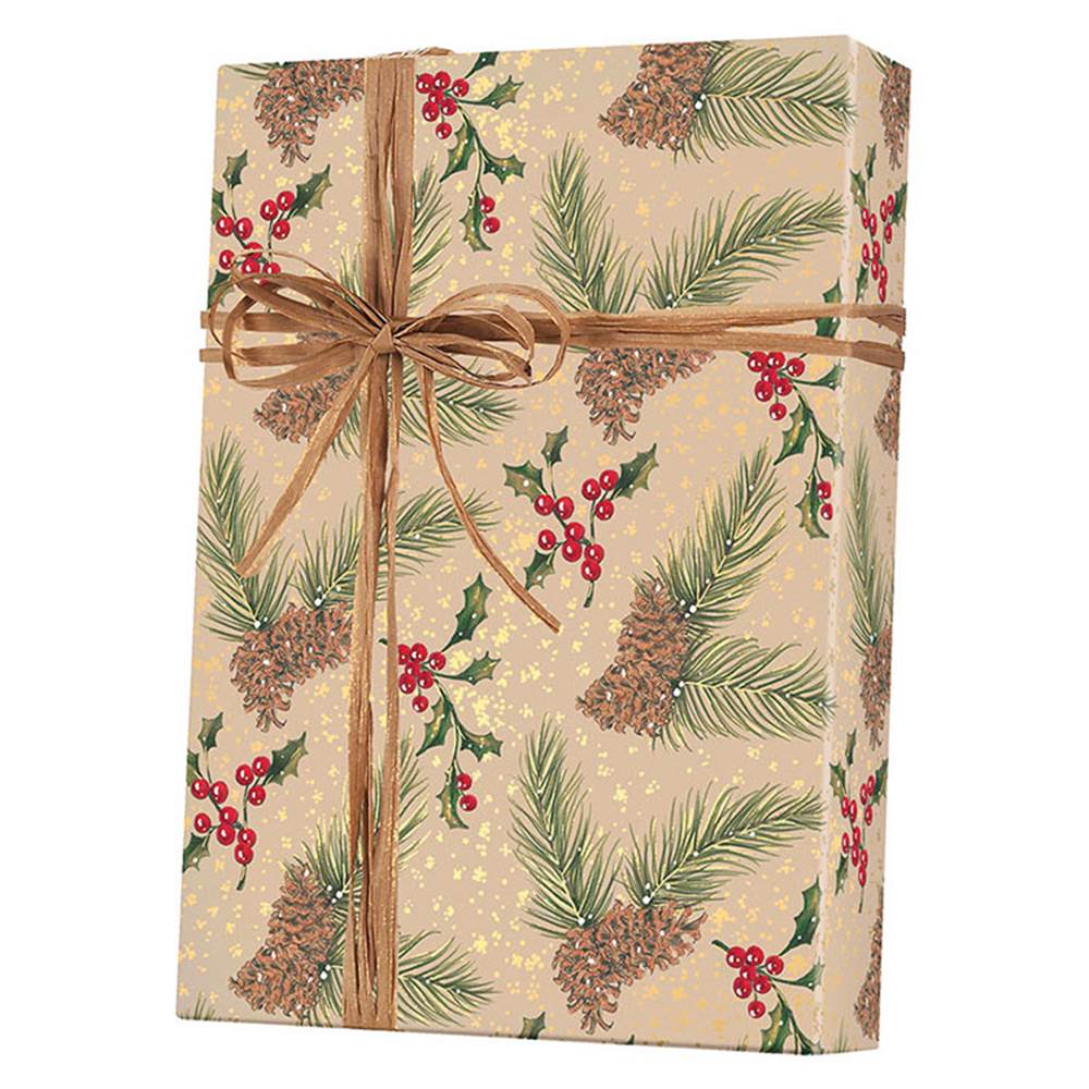 Wholesale Partridge Christmas Bulk Gift Wrap X7902