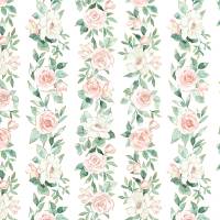 Pink Roses Gift Wrap Paper — elegant pink roses romantic gift wrap design