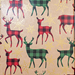 Plaid Deer Gift Wrap Paper - GW-9328 (6000)