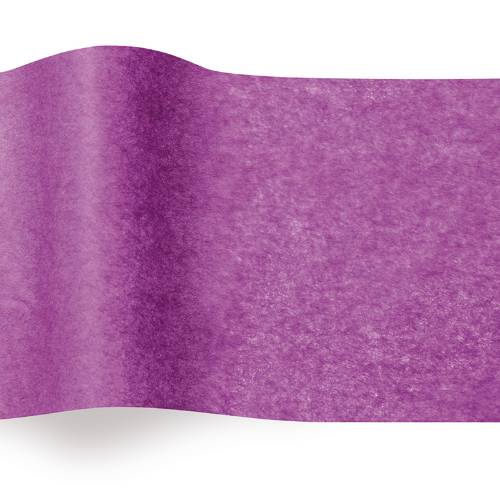 Plum Tissue Paper — Deep dark purple, blue-purple tone tissue paper sheet, smooth finish