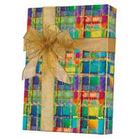 Power Plaid Gift Wrap