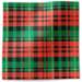 Presently Plaid Printed Tissue Paper — Red, green, and white holiday plaid tartan check pattern