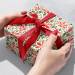 Pretty Poinsettias Gift Wrap Paper - XB880
