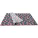 Pretty Poppies printed tissue paper sheets folded in a stack showing the poppy print and lighter reverse side