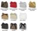 Assorted small purse-shaped gift boxes 4 1/2" x 2" x 3 3/4" — purse-form boxes with ribbon-tie bows in white, kraft, black and printed designs