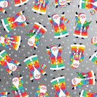 Rainbow Santa Gift Wrap Paper Wholesale gift wrap paper, Jillson & Roberts gift wrap, Christmas gift wrap, Winter gift wrap, Holiday gift wrap, Hanukkah gift wrap