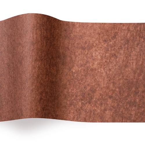 Raw Sienna Tissue Paper — Warm earthy brown-yellow, ochre tone tissue paper sheet, smooth finish