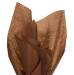 Raw Sienna Tissue Paper — Warm earthy brown-yellow, ochre tone tissue paper sheet, smooth finish