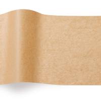 Recycled Kraft Solid Tissue Paper — Natural brown kraft paper tone tissue paper sheet, smooth finish
