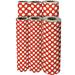Red Dots & Stripes Reversible Gift Wrap Paper - B992D