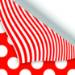 Red Dots &amp; Stripes Reversible Gift Wrap Paper — Red Dots &amp; Stripes Reversible everyday wrapping paper design