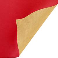 Red & Gold on Kraft Reversible Gift Wrap Paper