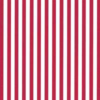 Red Metallic White Stripe Gift Wrap (Closeout)