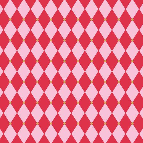 Red &amp; Pink Harlequin Gift Wrap Paper — holiday red &amp; pink harlequin printed gift wrapping paper