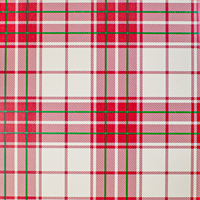 Red Plaid Mania Gift Wrap Paper