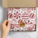 Red & White Ornaments Printed Tissue Paper - BXPT843