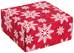 Red & White Snowflakes Mailing Box - 52364