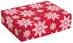 Red & White Snowflakes Mailing Box - 53364